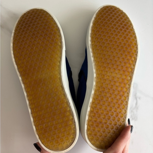 CELINE Blue Pony Hair Slip-On Sneakers Women’s Size 40.5 Cobalt blue - Picture 8 of 9